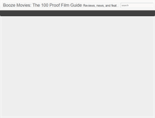 Tablet Screenshot of boozemovies.com